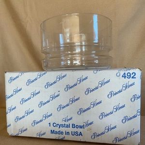 Princess House Crystal Bowl